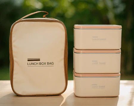 Lunch Box Set with Insulated Carry Bag
